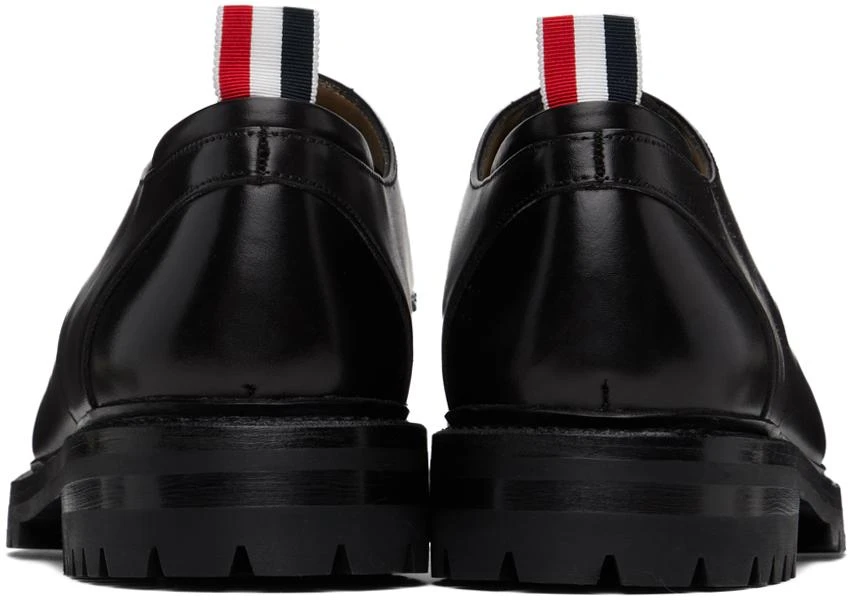 Thom Browne Black Commando Sole Apron Stitch Derbys 2