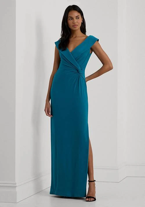 Ralph Lauren Ralph Lauren Women S Jersey Off The Shoulder Gown 1