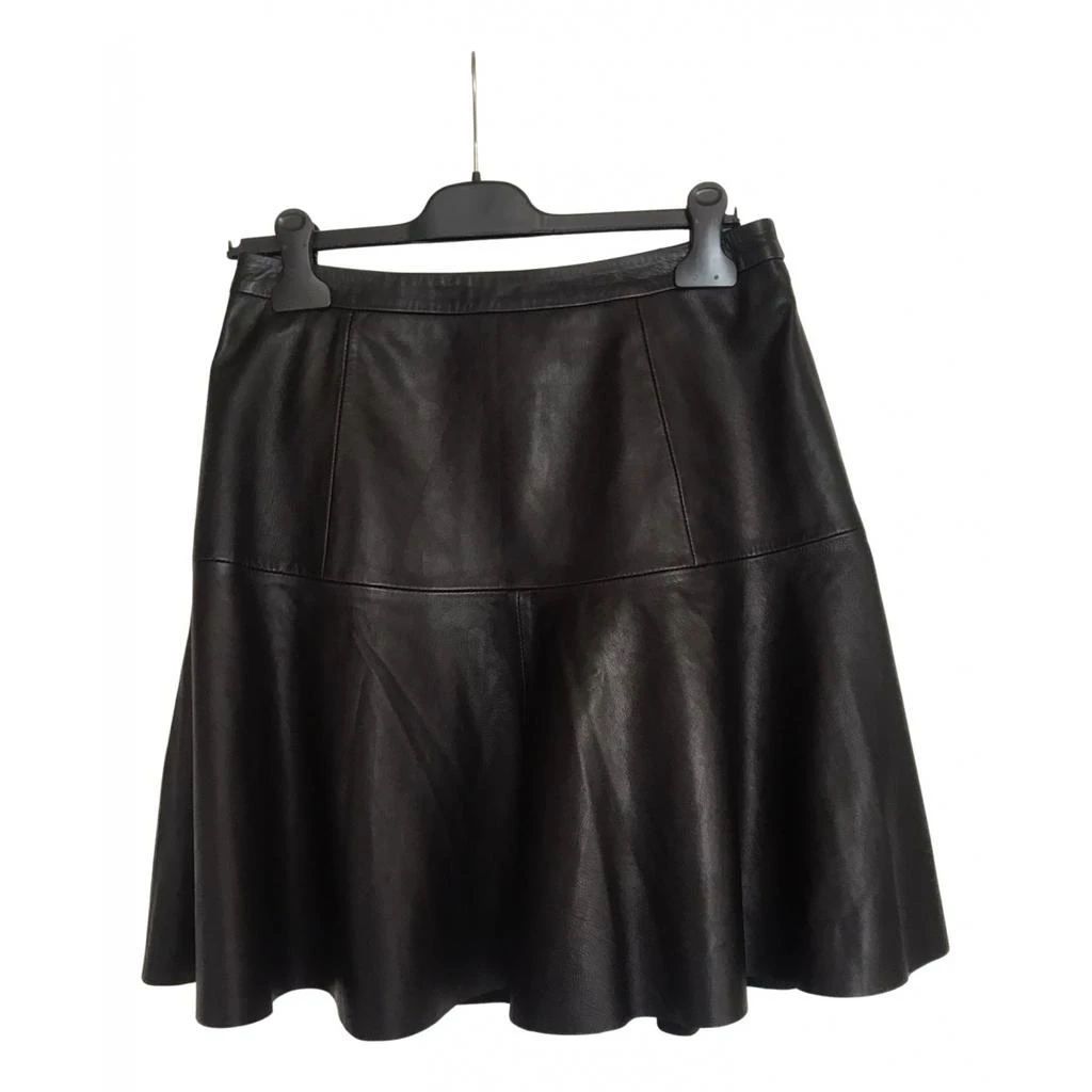 Whistles Whistles Leather mini skirt 1