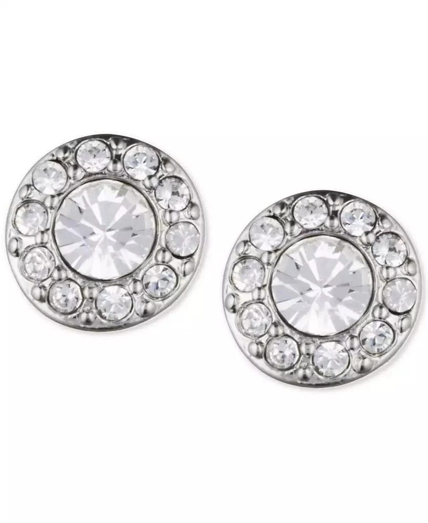 Givenchy Small Crystal Pavé Stud Earrings 1