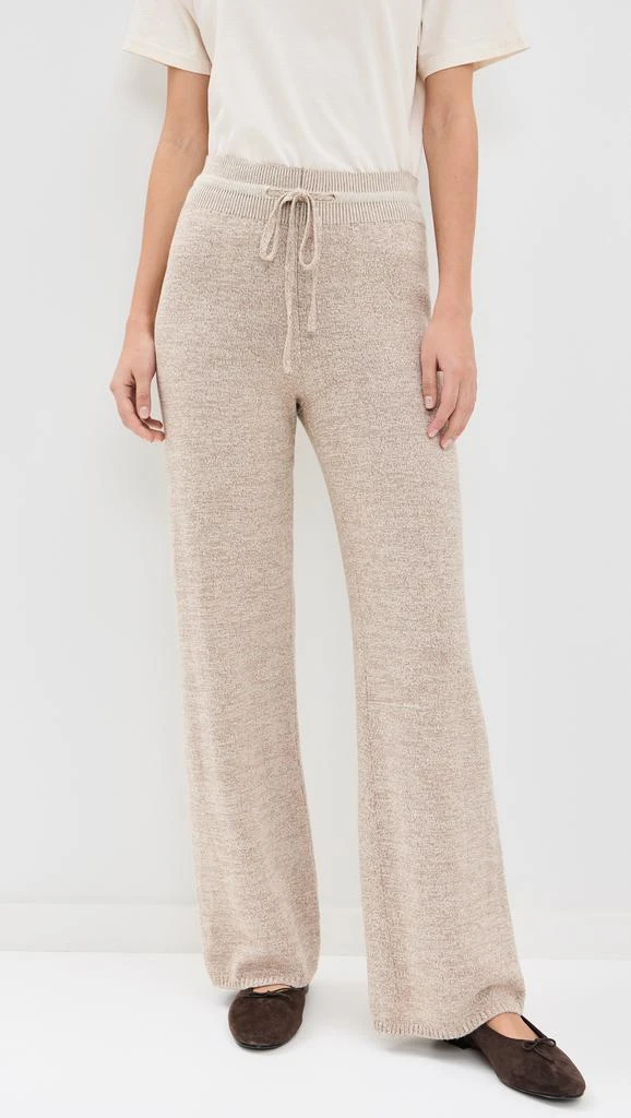 Monrow Cotton Cashmere Relaxed Pants 1