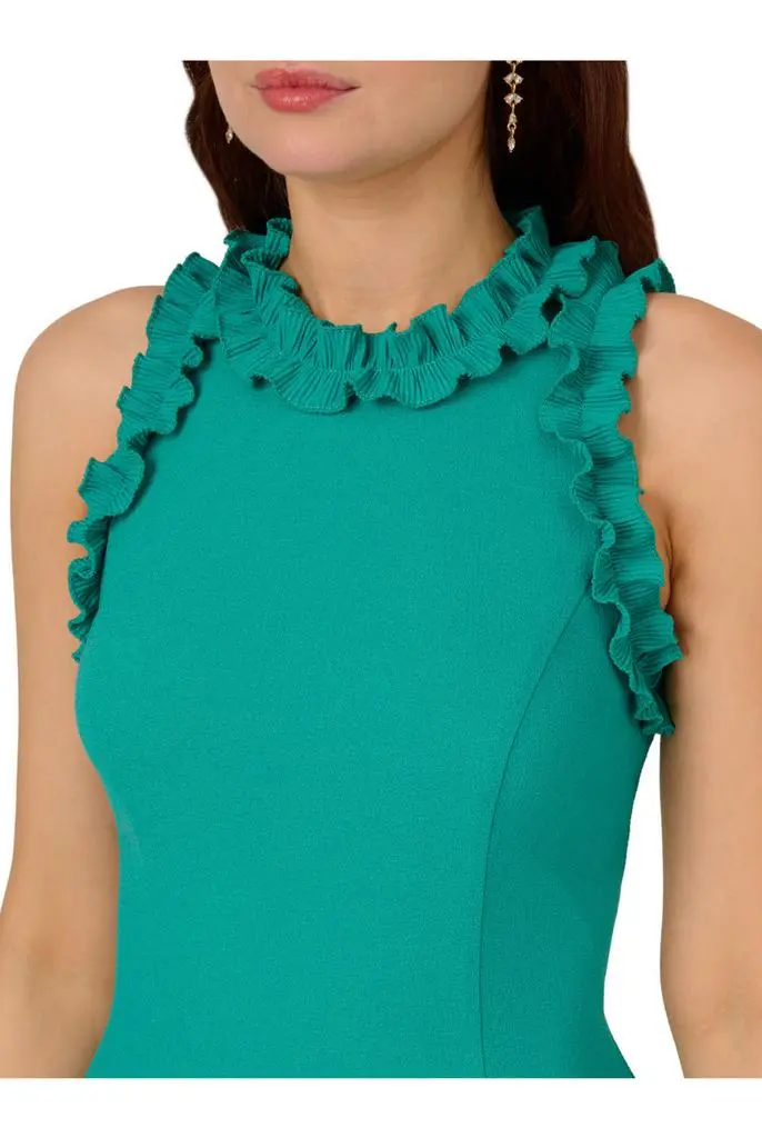 Adrianna Papell Crepe midi dress 3