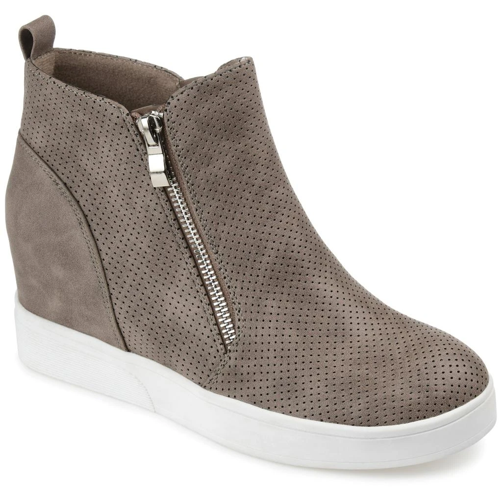 Journee Collection Collection Women's Wide Width Pennelope Sneaker Wedge 9