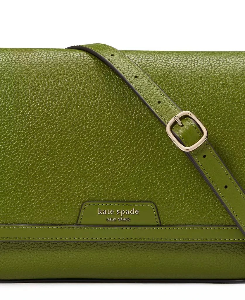 Kate Spade Hudson Pebbled Leather Flap Small Shoulder Bag 7
