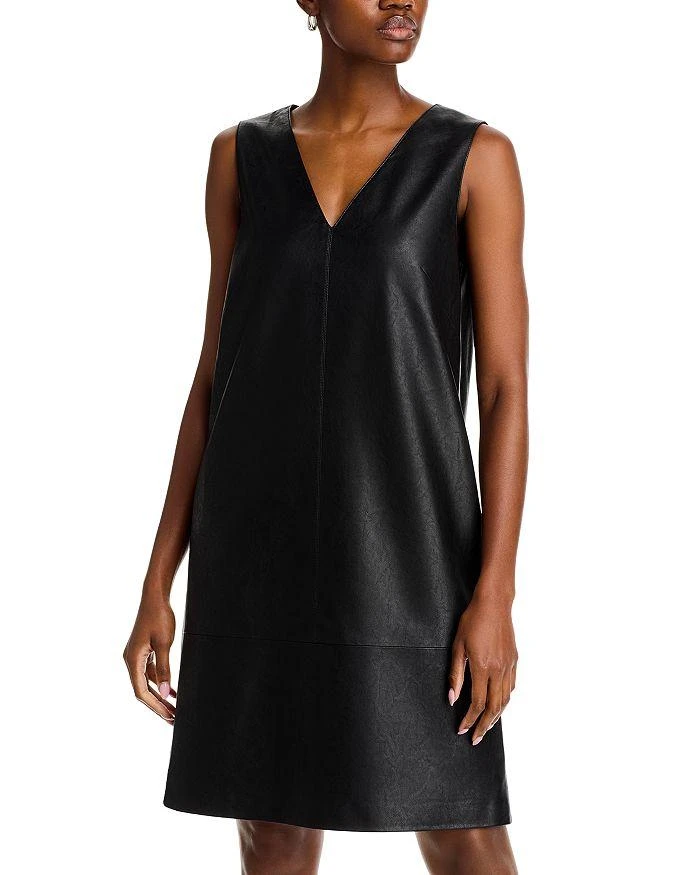 black faux leather shift dress COCOMELODY A-Line Court Train Glitter Elegant Wedding Dresses CW3342 –  COCOMELODY EU main image 0