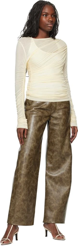 Jil Sander Off-White High Heeled Sandals 5