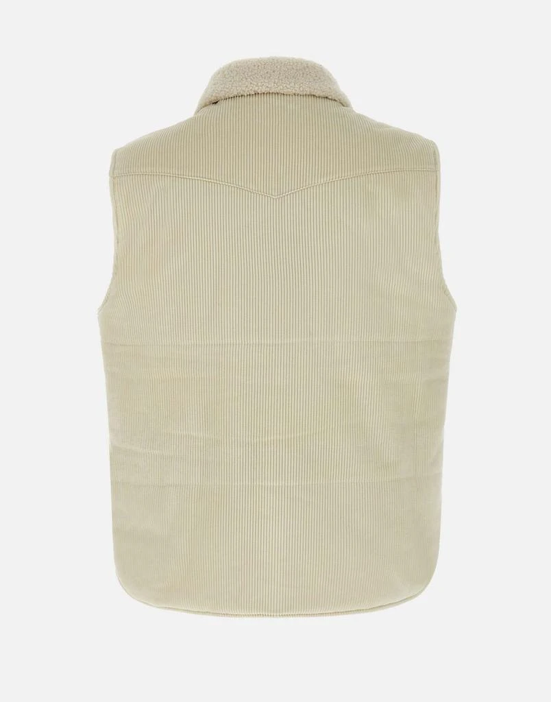 GRAN SASSO Corduroy  trim gilet 4
