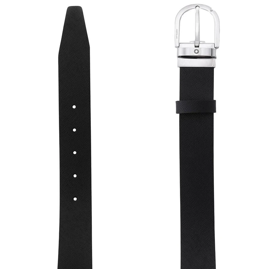 MontBlanc Horseshoe Buckle 35 Reversible Leather Belt 3