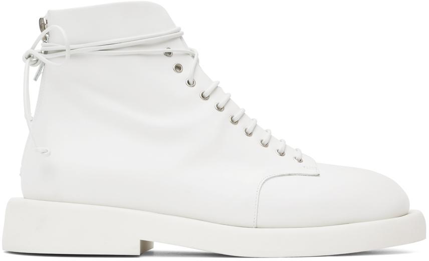 Marsèll White Gomme Gommello Boots