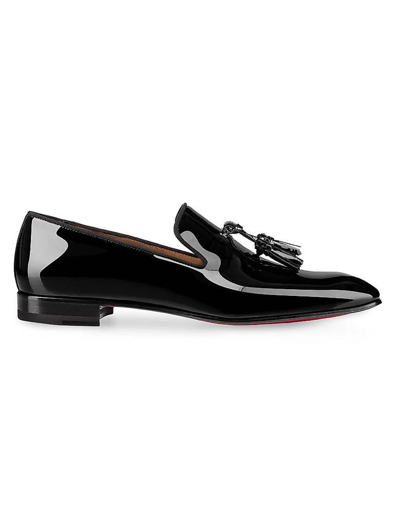 Christian Louboutin Dandelion Tassel Patent Leather Slip-On 