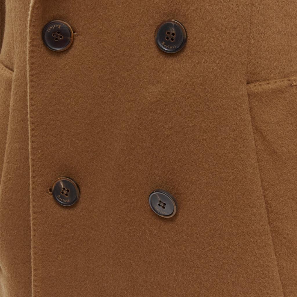 Berluti cashmere double faced double breasted jacket