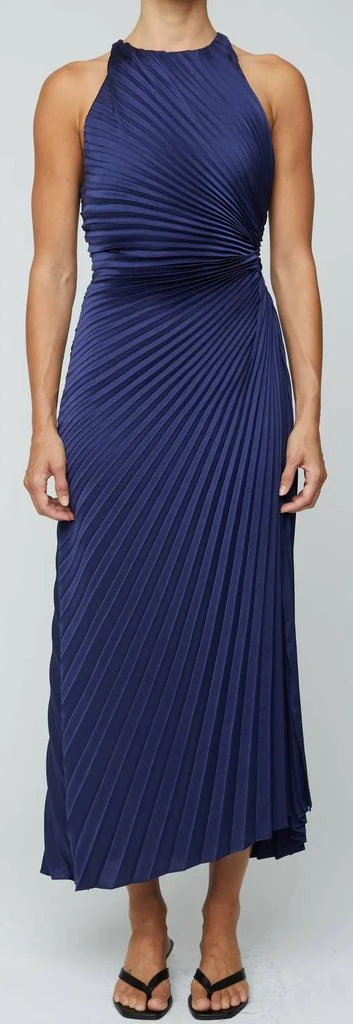 Renzo Pleated Halter Dress  On Sale Now with Up to 25% Off | Discover  Exclusive Deals & Savings at BeyondStyle  Authentic A.L.C. Women|dresses|women's  clothing|women with Limited-Time Discounts, Free Shipping, and
