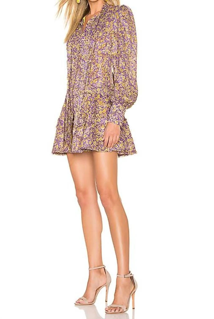 Alexis Monika Dress In Purple/gold 2