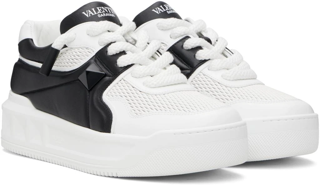 Valentino Black
White One Stud XL Nappa Leather Sneakers 4