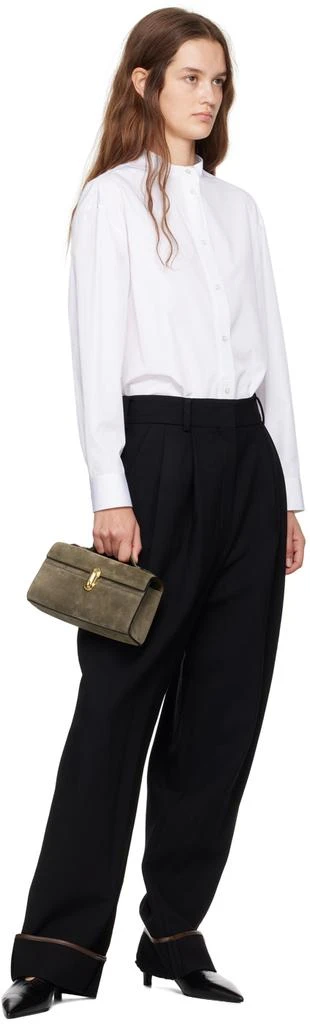 SAVETTE Brown Symmetry Pochette Bag 4