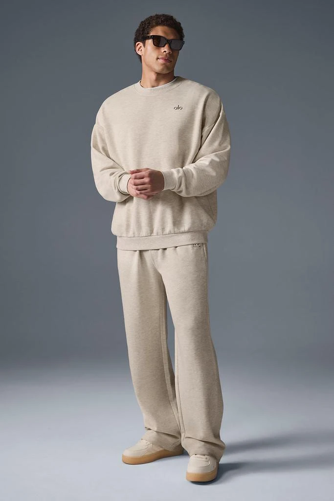 Alo Accolade Straight Leg Sweatpant - Oatmeal Heather 4