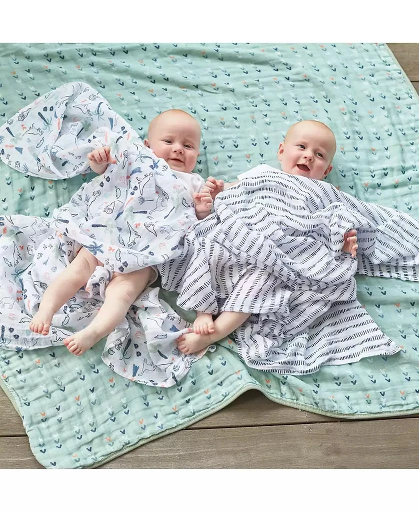 aden + anais Baby Boys Printed Muslin Swaddles, Pack of 4 4