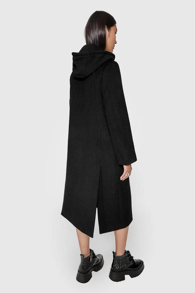 Rebecca Minkoff Double Breasted Coat With Hoodie Bib 3
