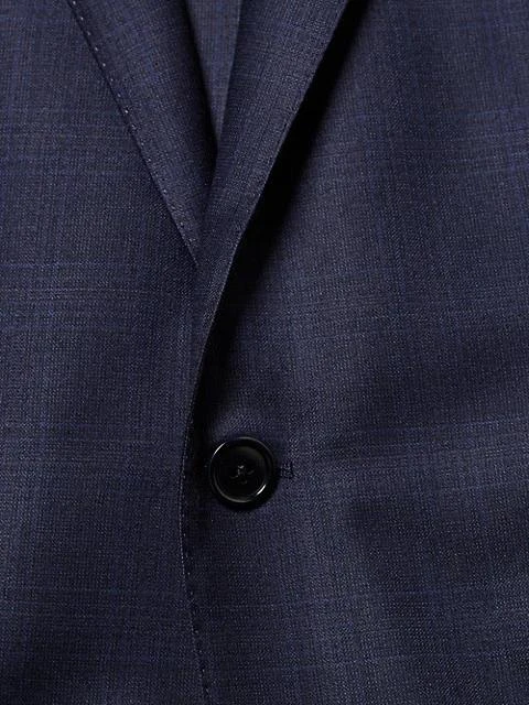 Zegna Plaid Single-Breasted Wool Suit 4