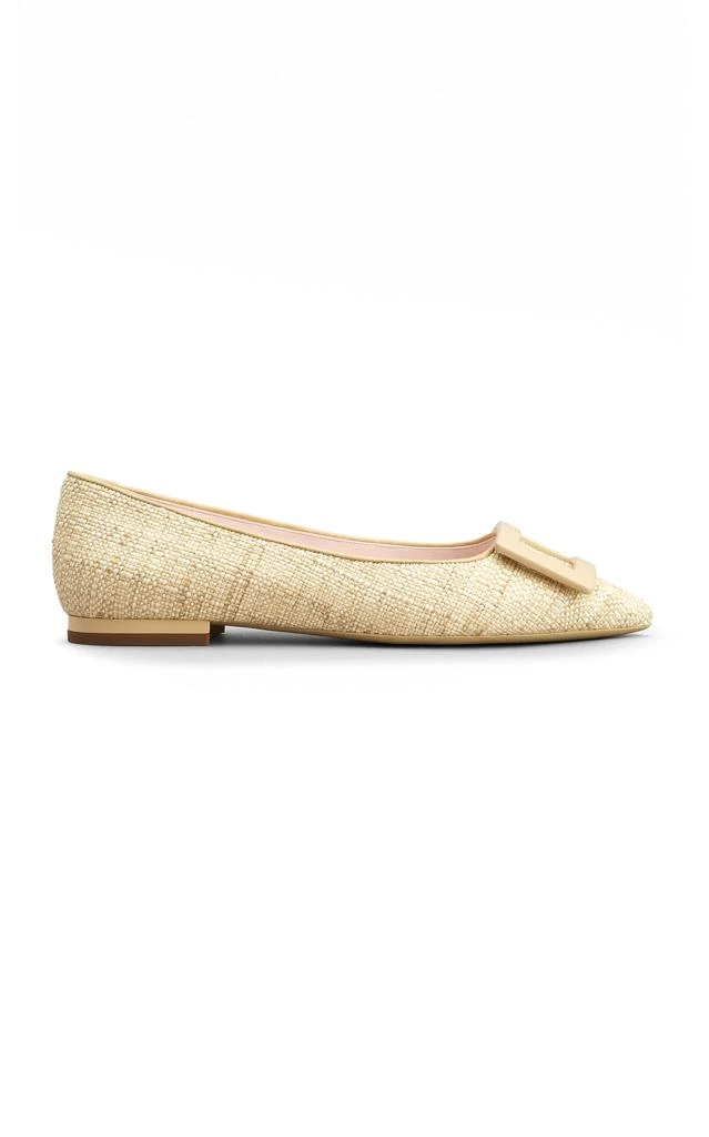 Roger Vivier Roger Vivier Gommettine Woven Piping Flats - Moda Operandi