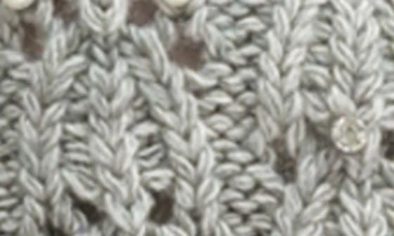 ALL IN FAVOR Faux Pearl Detail Crop Cardigan 3