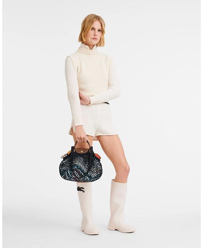 Longchamp Le Pliage Filet Large Knit Bag 3