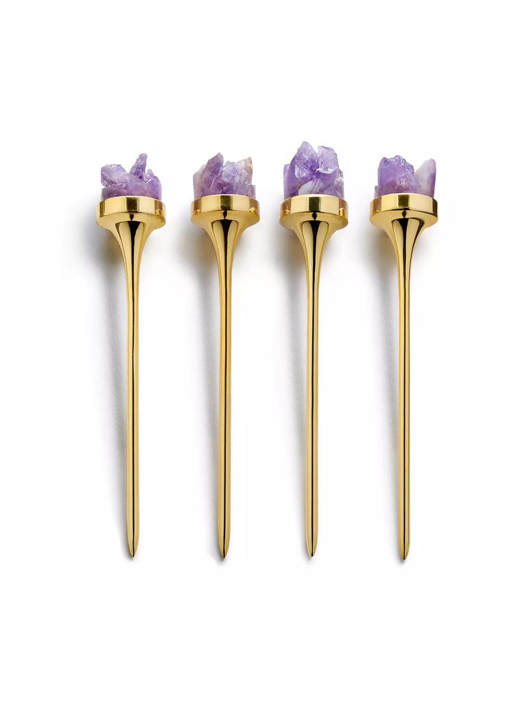 Anna New York Hospitality Cocktail Picks 4-Piece Set