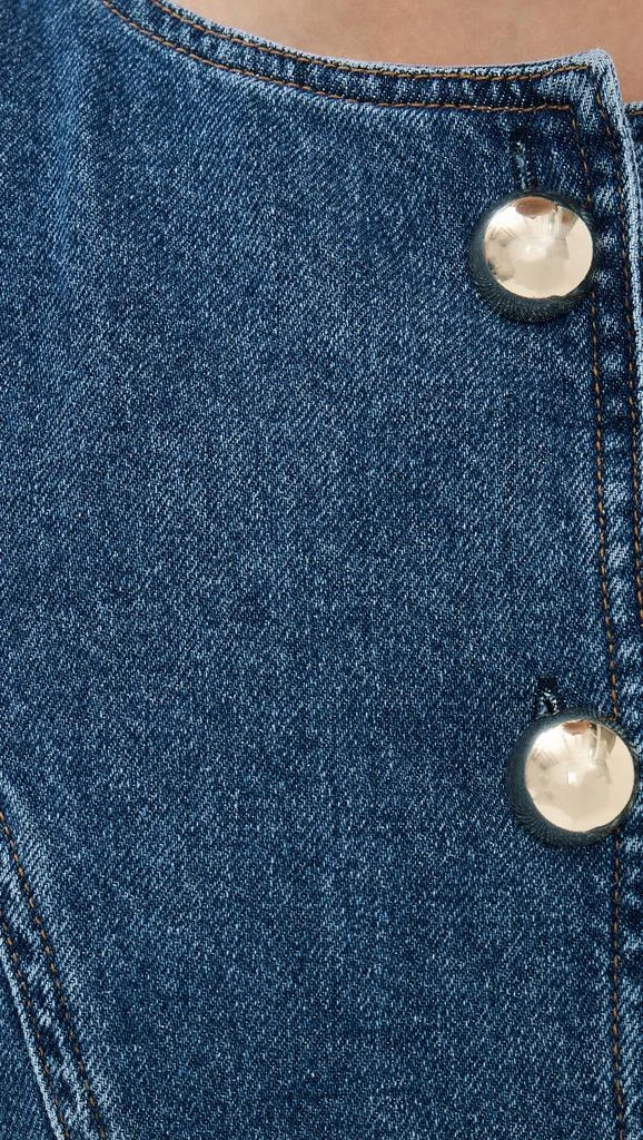 Reformation Ophelia Denim Top 5