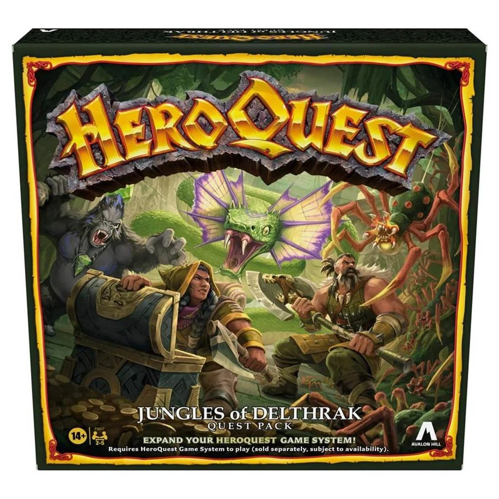 Hasbro HeroQuest Jungles of Delthrak Expansion Board Game 1