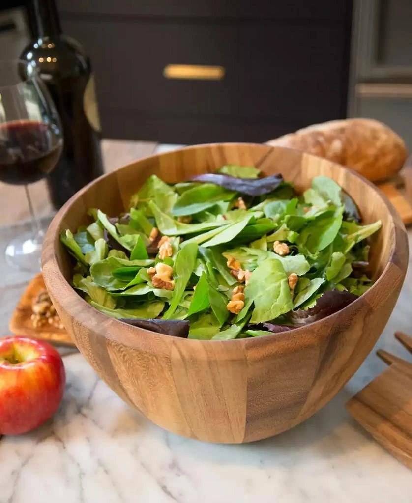 Ironwood Extra Large 202.89 oz. Round Acacia Bowl 2