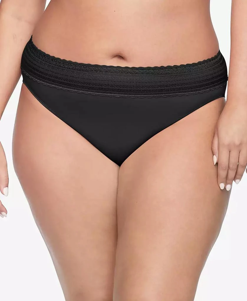 Warner's Warners® No Pinching No Problems® Dig-Free Comfort Waist with Lace Microfiber Hi-Cut 5109 1