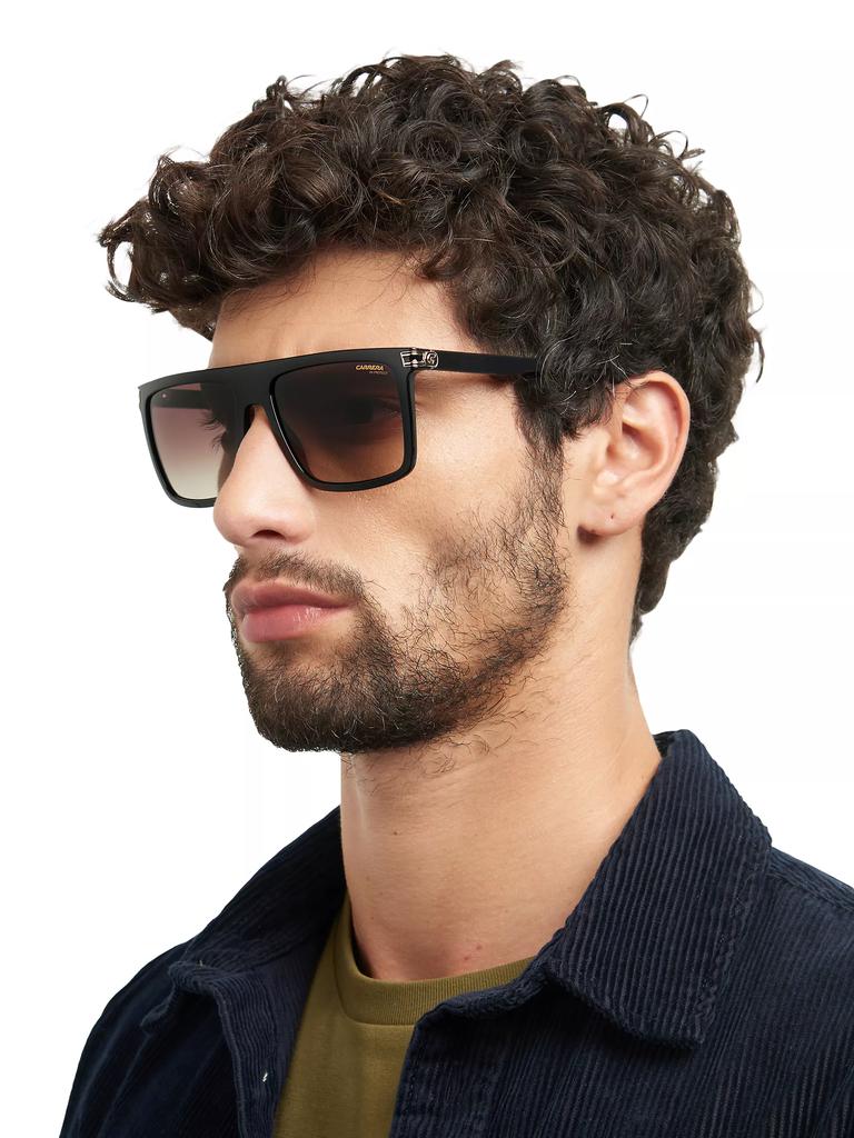 Carrera 58MM Square Havana Sunglasses