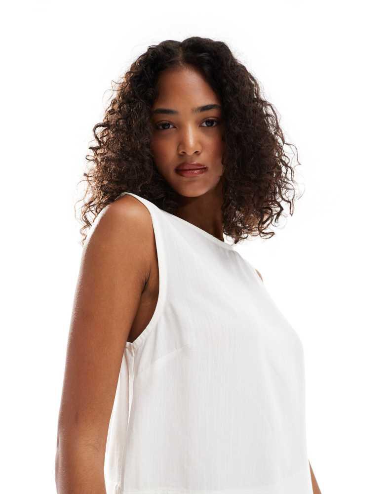 asos linen top