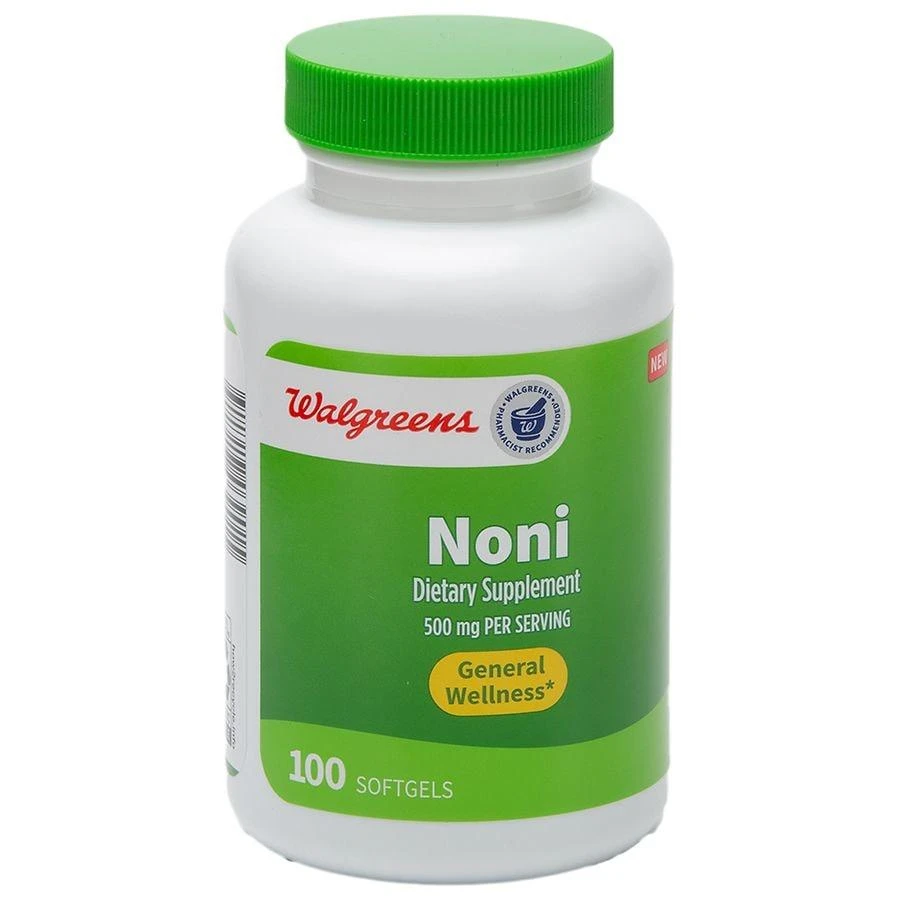 Walgreens Noni Fruit Supplement 500mg Softgels (50 days)