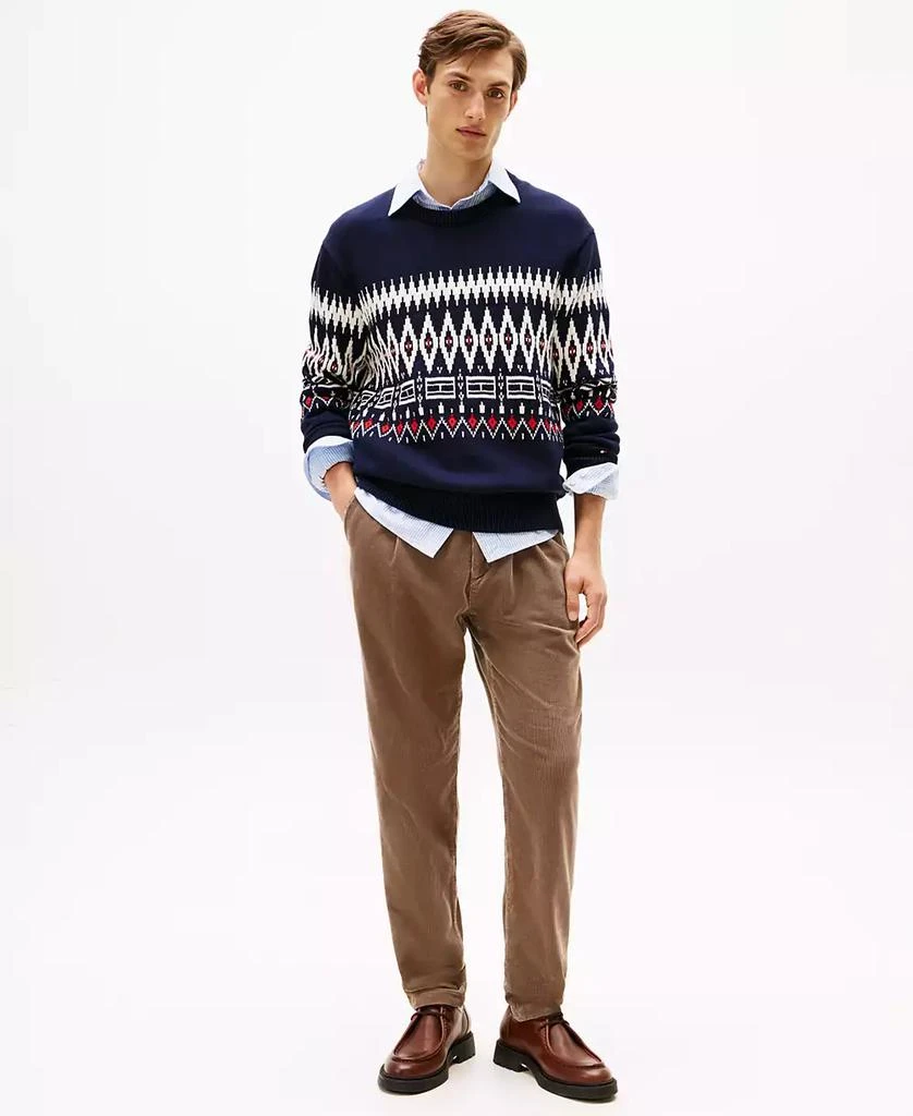 Tommy Hilfiger Men
s Fair Isle Crewneck Sweater 4