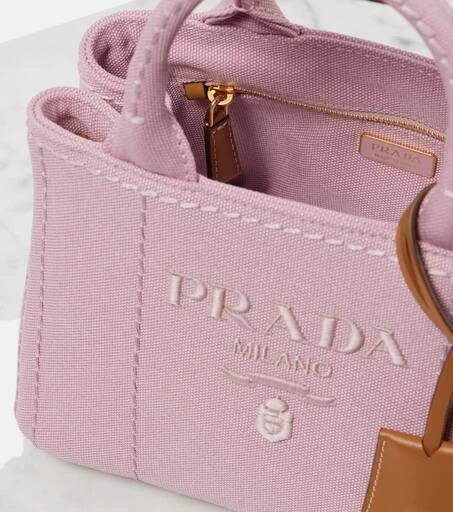 Prada Mini canvas shoulder bag 3