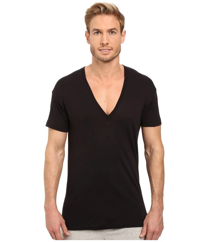 2(x)ist Pima Slim Fit Deep V-Neck T-Shirt 1