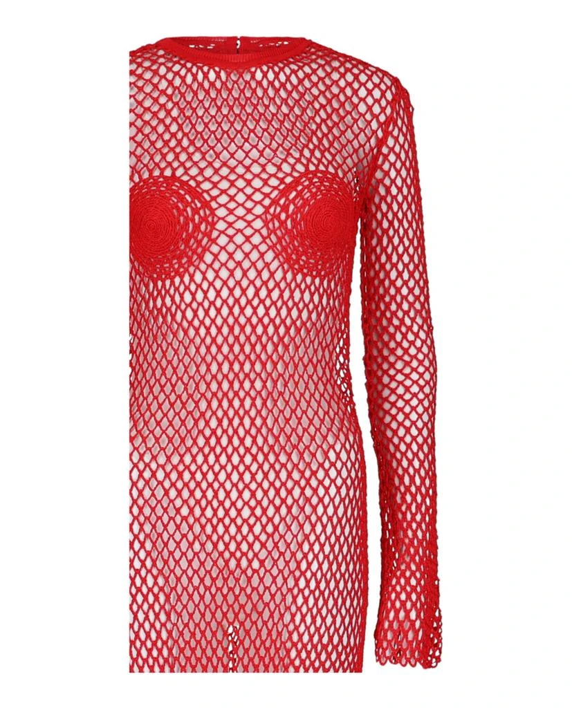 Salvatore Ferragamo Crochet Knit Maxi Dress 3