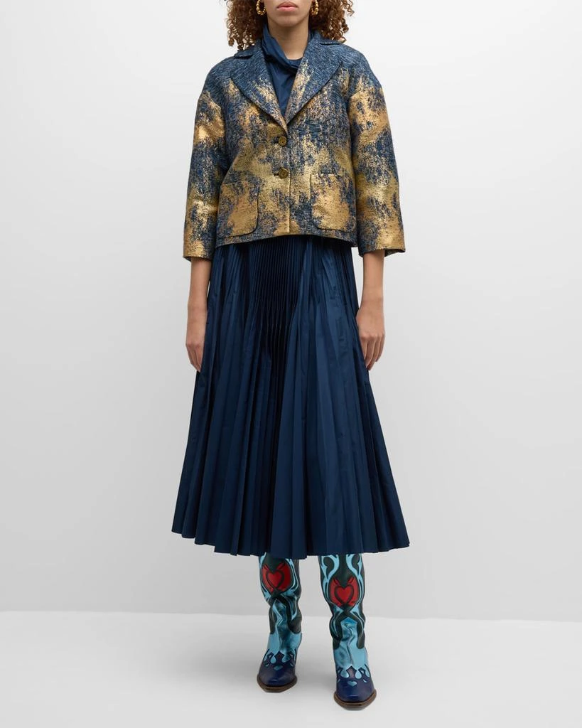 Maison Common Lurex Tweed Cabane Short Jacket 2