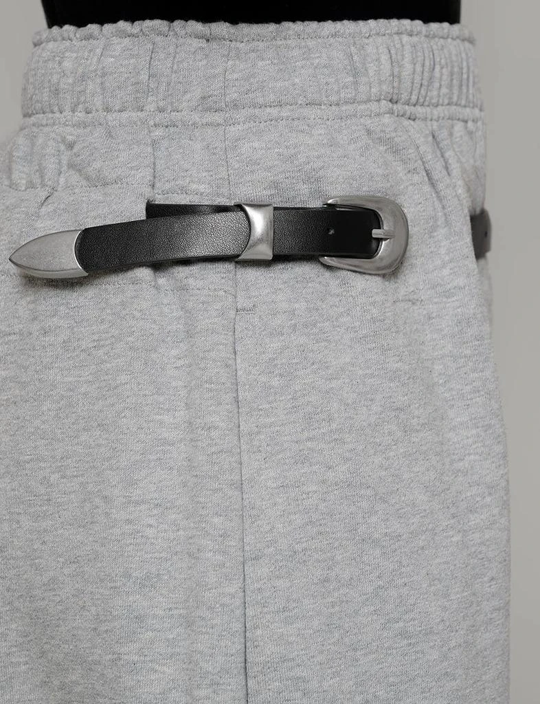 Pixie Market Belted Grey Sweatpants 4