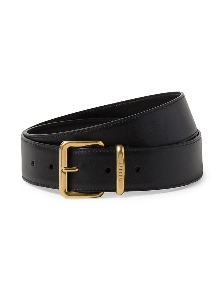 Dolce & Gabbana Navy Blue Velvet Gold Metal Logo Waist Buckle Women\'s Belt Dolce & Gabbana Velvet Logo Belt - Luxury Style – McRichard  main image 3