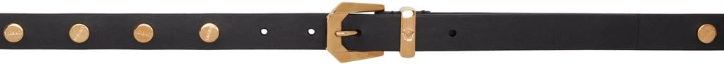 Versace Black Medusa Heritage Leather Belt 1