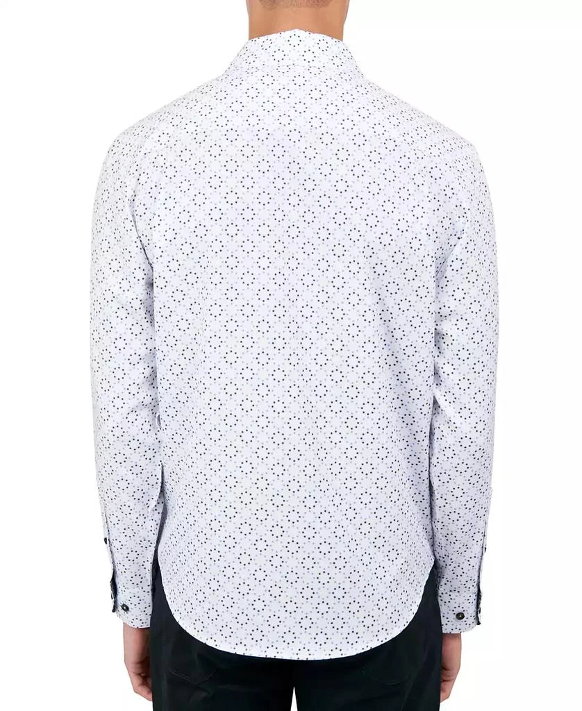 Society of Threads Men's Regular-Fit Non-Iron Performance Stretch Geo-Print Button-Down Shirt 2