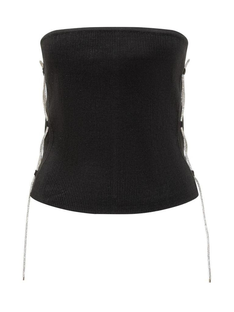 GIUSEPPE DI MORABITO Giuseppe Di Morabito Strapless Lace-Up Top 1