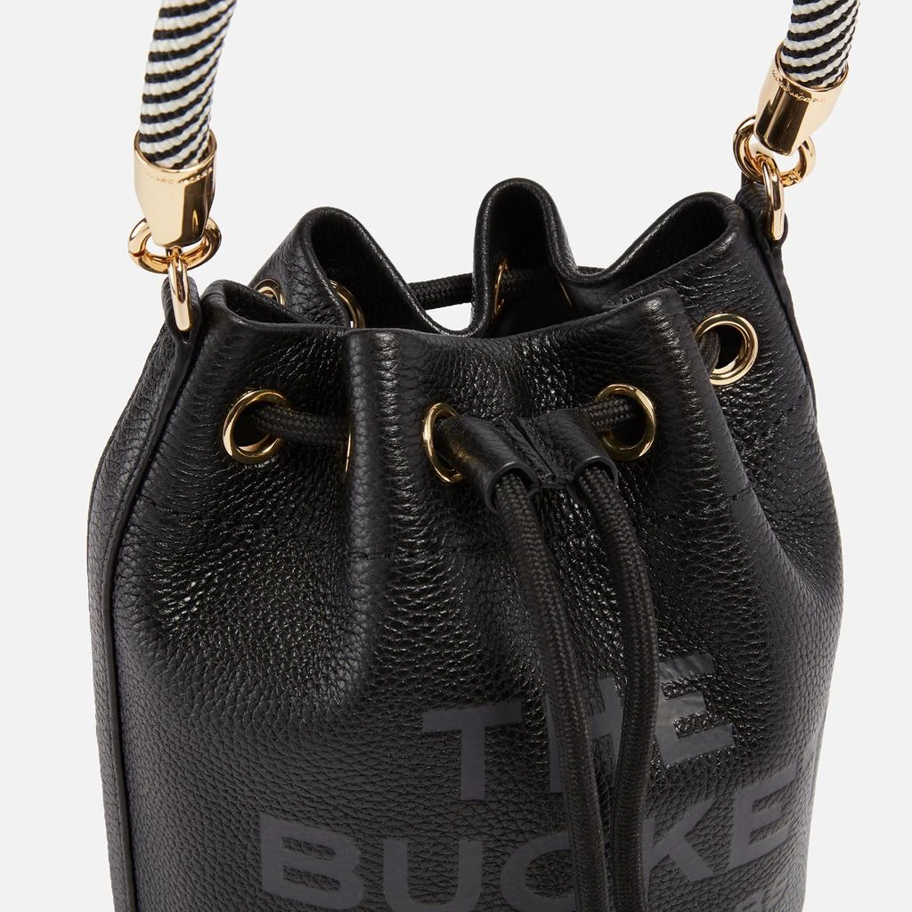 Marc Jacobs The Leather Logo Textured-Leather Bag 5
