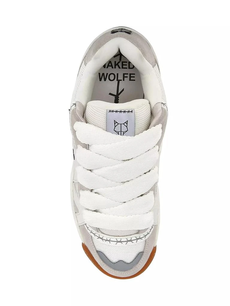 Naked Wolfe Slide White Low Top Sneakers 10