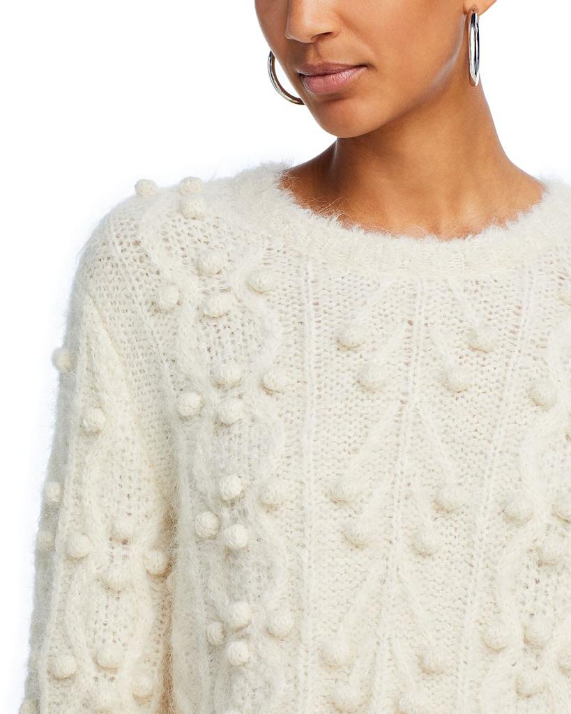 Popcorn pullover sweater sale