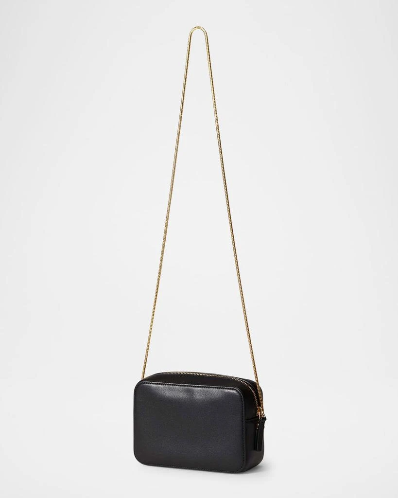 VERONICA BEARD Boxy Chain Leather Crossbody Bag 3