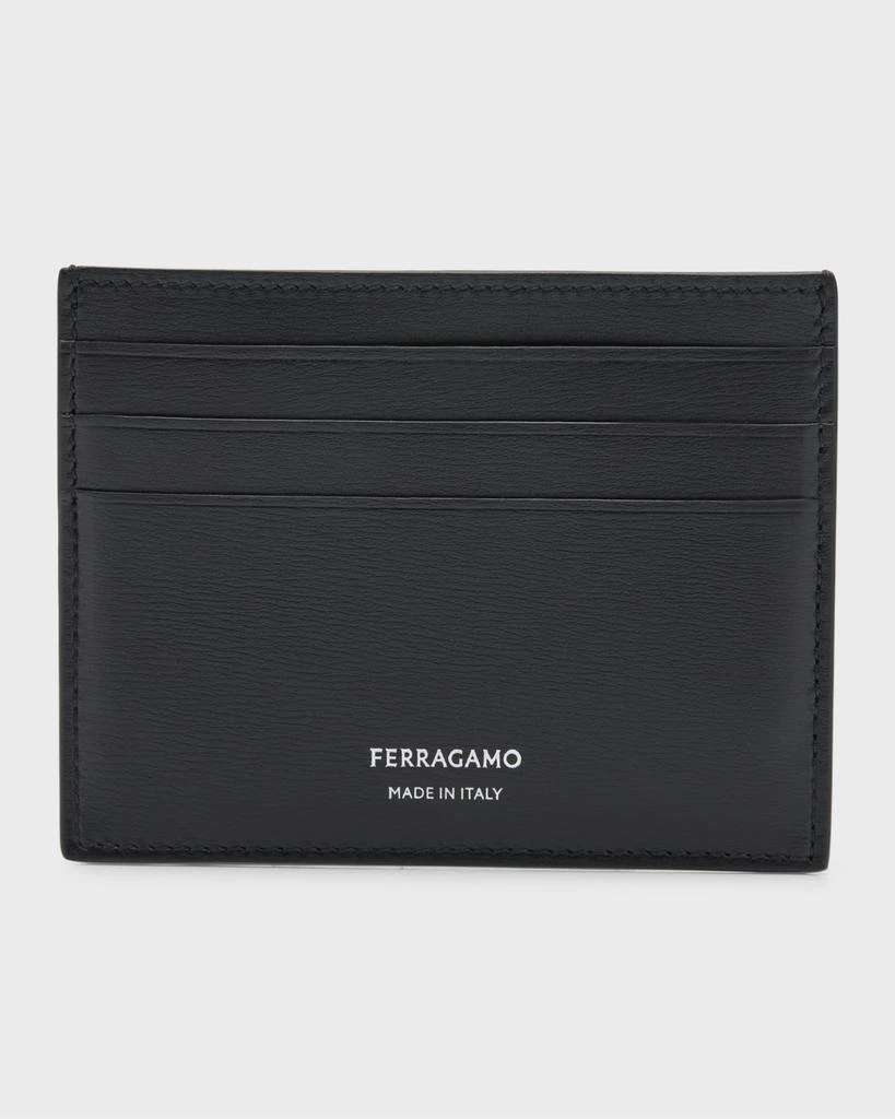 Salvatore Ferragamo Men's Slim Leather Card Holder 1