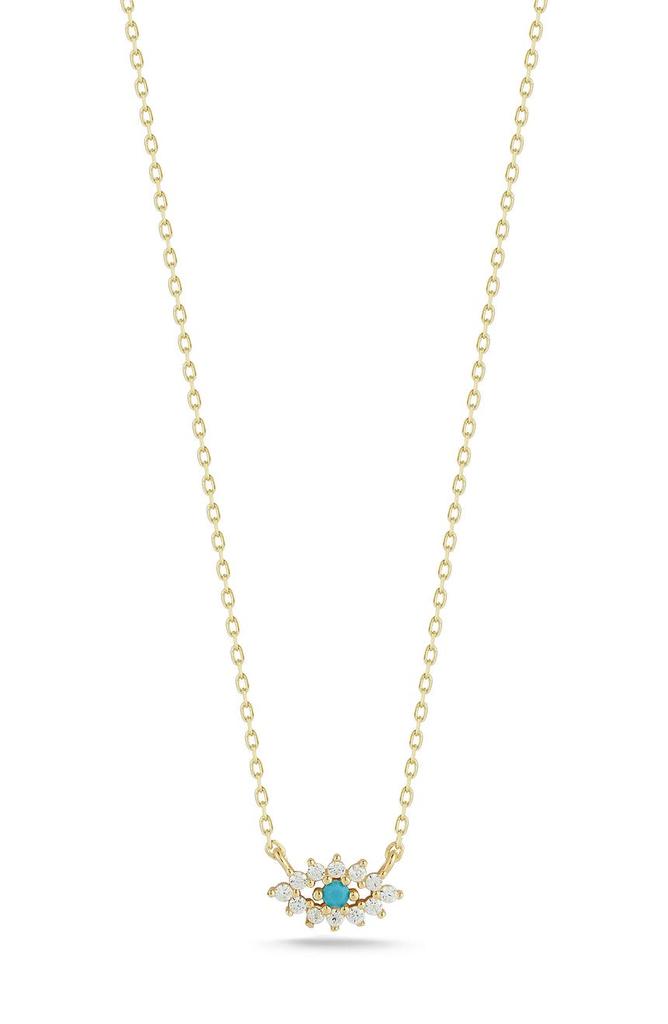 Sphera Milano CZ Evil Eye Pendant Necklace